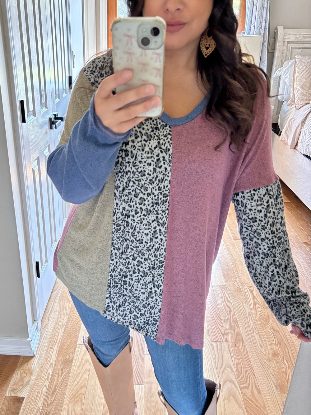 Colorblock thermal pullover - Picture 3 of 6
